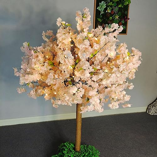 ZZZTSM Japanische künstliche Kirschblütenbäume, Pfirsichbaum-Simulationspflanzen, Wunschbaum, künstliche Seidenblume für Büro, Schlafzimmer, Wohnzimmer, Party, DIY, Hochzeitsdekoration, 2,5 x 2 m von ZZZTSM