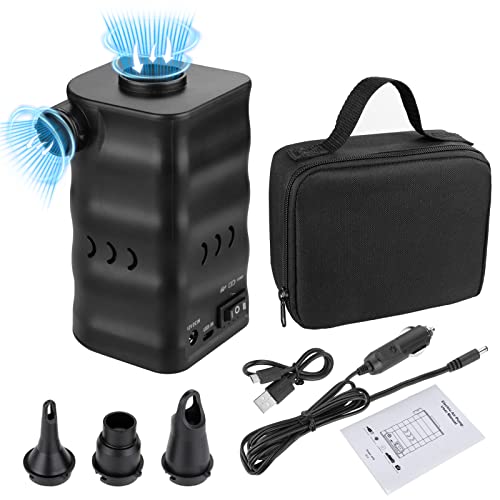 Zacro 6000mAh Elektrische Luftpumpe tragbare, 2in1 Inflate und Deflate elektrische Pumpe, USB und DC-Aufladung Akku luftpumpe eingebaute Batterie für Aufblasbaren Betten Luftmatratz Pool Schwimmring Zacro 6000mAh Elektrische Luftpumpe tragbare, 2in1 Inflate und Deflate elektrische Pumpe, USB und DC-Aufladung Akku luftpumpe eingebaute Batterie für Aufblasbaren Betten Luftmatratz Pool Schwimmring von Zacro