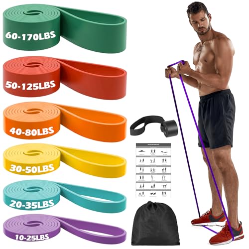 Zacro Resistance Bands, Fitnessbänder Widerstandsbänder Set mit Türanker, für Yoga, Pilates, Training, Physiotherapie, Klimmzughilfe, Krafttraining für Männer und Frauen Zacro Resistance Bands, Fitnessbänder Widerstandsbänder Set mit Türanker, für Yoga, Pilates, Training, Physiotherapie, Klimmzughilfe, Krafttraining für Männer und Frauen von Zacro