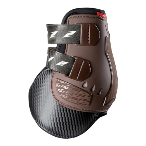 Zandonà Carbon Air Active-Fit EP Fetlock, Protektoren für Pferde, Keine Geschlechter, E2118Epbnl+Bk, braun, L+ von Zandonà