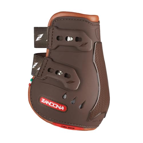 Zandonà Carbon Air Classic Evo Active-Fit Fetlock, Protektoren für Pferde, E2158Bnl+Bn, braun, L+ von Zandonà