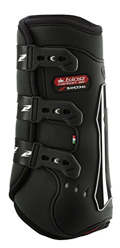 Zandonà King Carbon Air Gamasche-Schutz des Pferdes hinten Large schwarz Zandonà King Carbon Air Gamasche-Schutz des Pferdes hinten Large schwarz von Zandonà