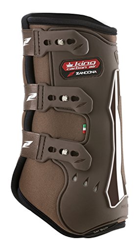 Zandonà King Carbon Air Gamasche-Schutz des Pferdes vor Medium braun von Zandonà