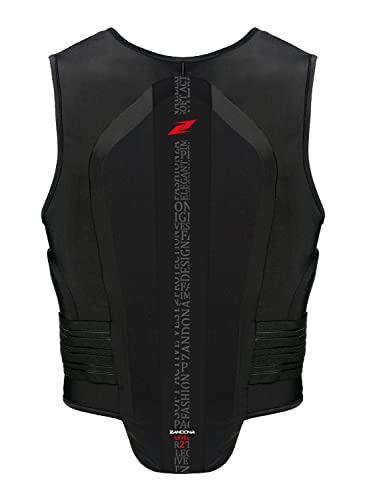 Zandonà Unisex – Erwachsene Soft Vest Pro X7 (Höhe 168-177 cm, Taillenumfang 86-93 cm) Schutzweste für Reiten, Unisex (Schwarz), M von Zandonà