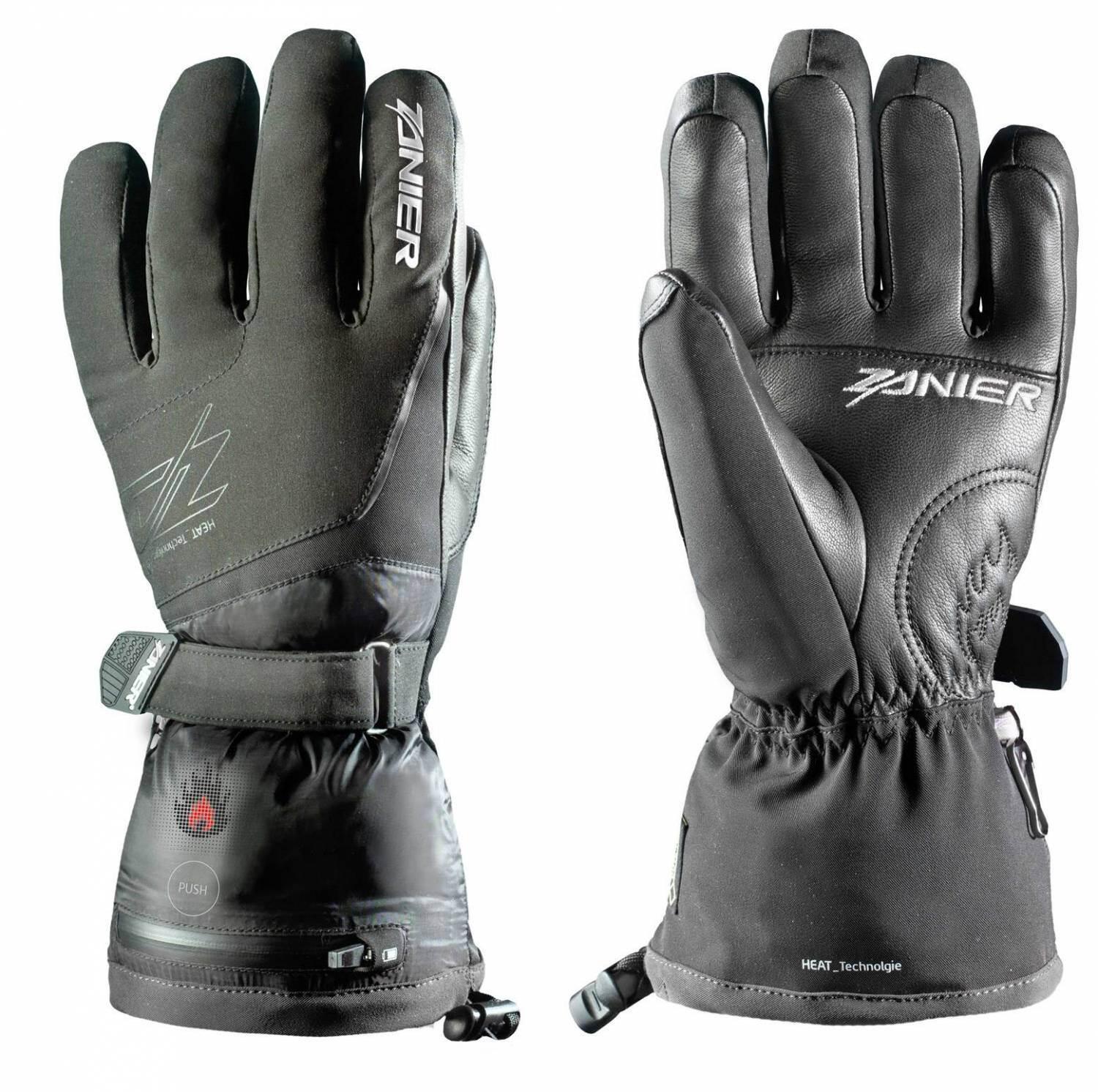 Zanier Heat.ZX 3.0 beheizbare Handschuhe Men (L = 9.0 , schwarz) von Zanier