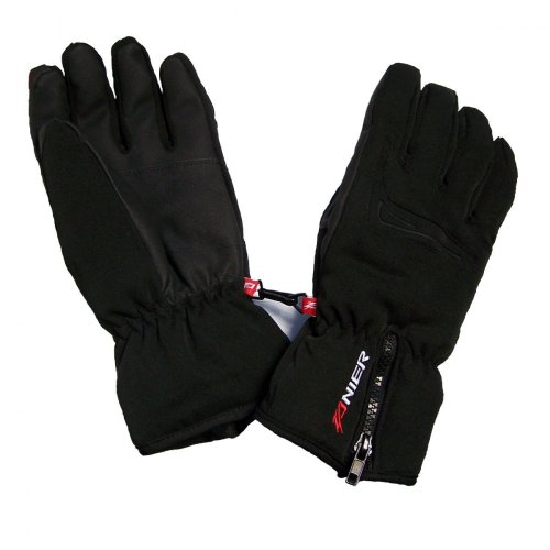 Zanier Ski Handschuhe für Herren mit Wasser und Winddichter Membran, Größe:XL;Farbe:Schwarz von Zanier