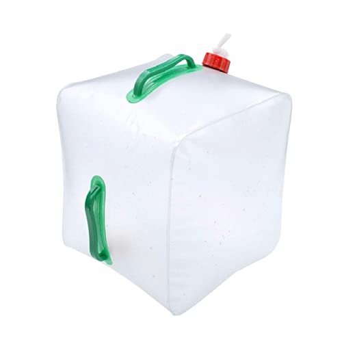 Zankie 10L/20L Faltbare Wasserbehälter – tragbarer und Faltbarer Wasserbehälter, Faltbare Wasserflasche mit Wasserhahn und Griff, für Camping, Party, Strand, Grillen von Zankie