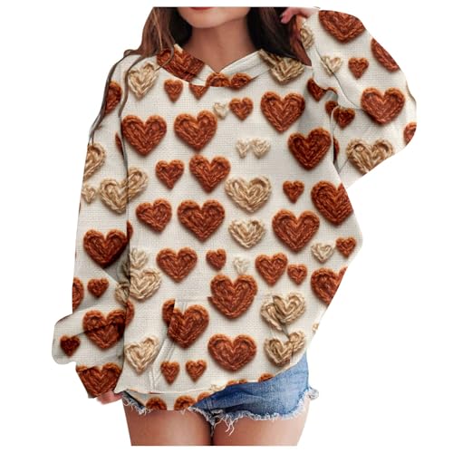 Zannycn Weihnachten Hoodie Mädchen Ugly Christmas Pullover Festlich Weihnachtspullover Mit Kapuze Kapuzenpullover Lustig Weihnachtsshirt Weihnachtsmotiven Druck Weihnachtspulli Casual Oberteile von Zannycn