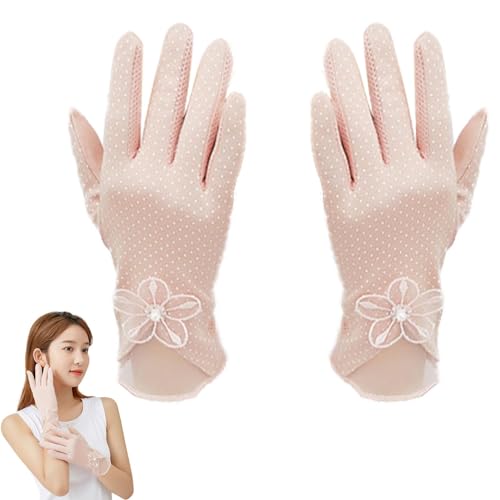 Zasdvn Sonnenhandschuhe für Damen, UV-Schutz, UV-blockierende Handschuhe, Fahrhandschuhe, Anti-Rutsch-Touchscreen, atmungsaktive, schnell trocknende Sonnenschutzhandschuhe zum Schutz der Hände von Zasdvn