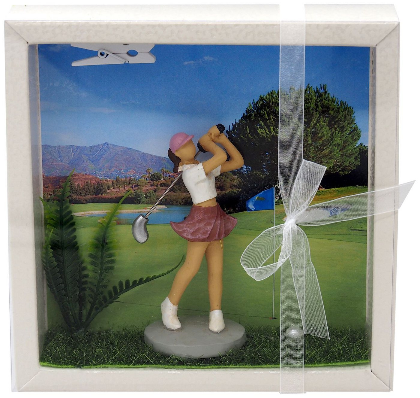 ZauberDeko Geschenkbox Geldgeschenk Golf Frau Golfzubehör Hobby Geburtstag Weihnachten von ZauberDeko