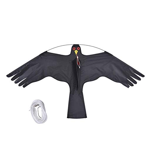 Bird Hawk Fliegender Drachen, Vogelschreck fliegende Drachen Feldfrüchte Bauernhofschutz, Outdoor-Fliegen leicht bei starkem oder leichtem Wind von Zceplem