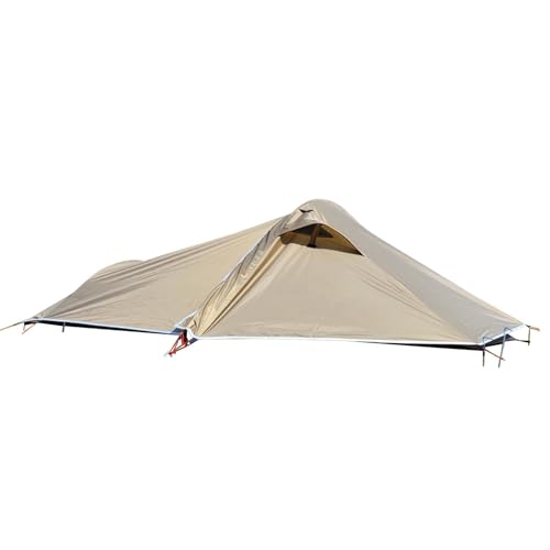 Zceplem Leichte Zelte für Rucksackreisen – stabiles, wasserdichtes Rucksack-Camping-Zelt, 1 Person, tragbares Vordach, leichter Outdoor-Unterstand für Camping, Wandern, Angeln von Zceplem
