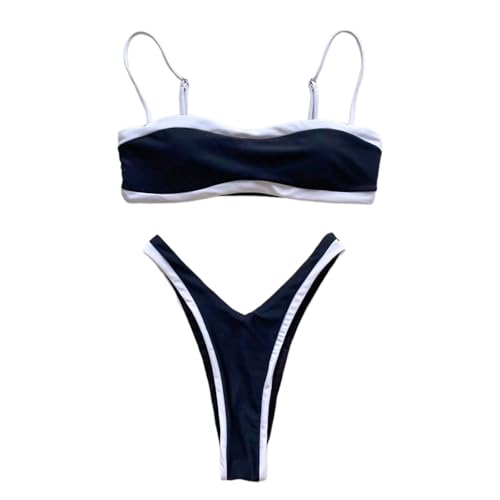 Zdprkqzvz Frauen Zwei Stücke Split Badeanzüge Damen High Cut Bikinis Set Weibliche Badeanzüge Für Urlaub Surfen von Zdprkqzvz