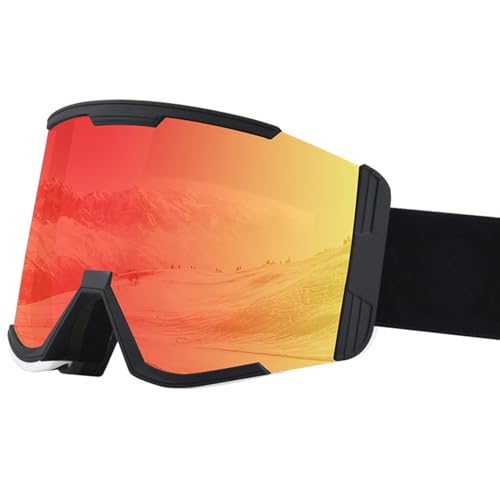 Zdprkqzvz Protections Schneebrille mit Anti-Beschlag-Gläsern, große Skating-Brille, Skibrille für Herren und Damen, Schneebrille Zdprkqzvz Protections Schneebrille mit Anti-Beschlag-Gläsern, große Skating-Brille, Skibrille für Herren und Damen, Schneebrille von Zdprkqzvz