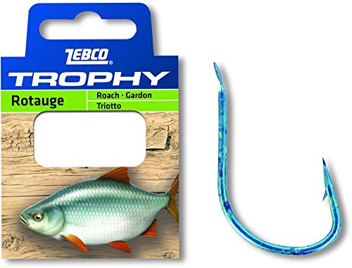 Zebco 18 Trophy Rotauge Vorfachhaken 0,10mm 0,70m 10Stück von Zebco