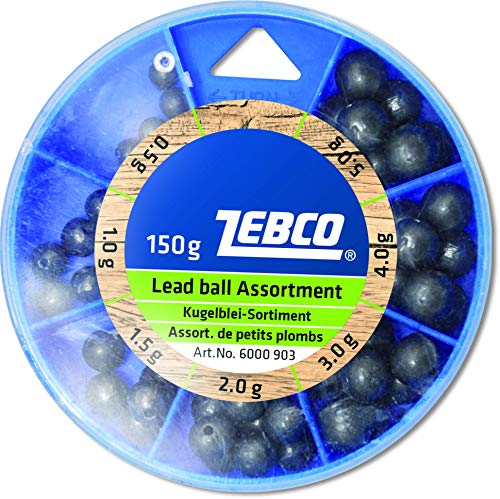 Zebco 6000903 Kugelblei, von 0,5 bis 5 g Zebco 6000903 Kugelblei, von 0,5 bis 5 g von Zebco