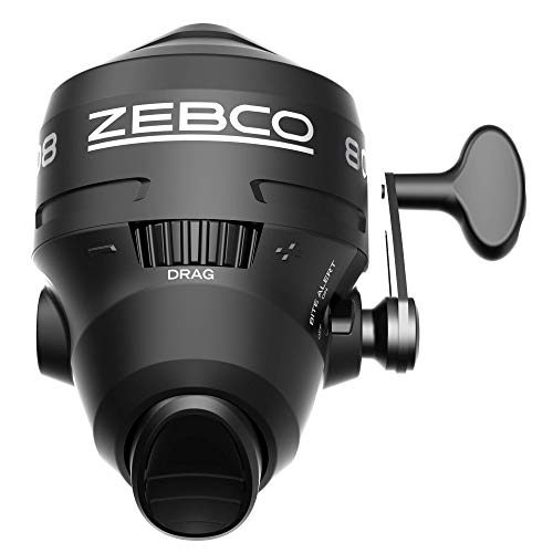 Zebco 808 Spincast Angelrolle, leistungsstarke Ganzmetallgetriebe, Quickset Anti-Rücklauf- und Bissanzeiger, vorgespult mit 9 kg Zebco Angelschnur, Muschel Pack, schwarz Zebco 808 Spincast Angelrolle, leistungsstarke Ganzmetallgetriebe, Quickset Anti-Rücklauf- und Bissanzeiger, vorgespult mit 9 kg Zebco Angelschnur, Muschel Pack, schwarz von Zebco