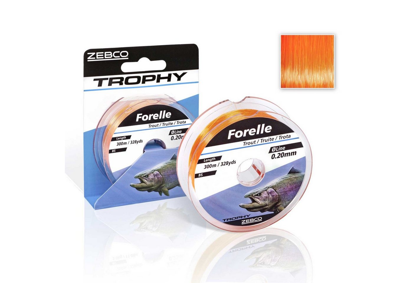 Zebco Angelschnur, 300 m Länge, Zebco Trophy Forelle 0,20mm 300m TOP Angelschnur Zebco Angelschnur, 300 m Länge, Zebco Trophy Forelle 0,20mm 300m TOP Angelschnur von Zebco