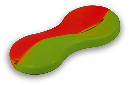Zebco Flatty Teaser Inline Buttlöffel (30g, 50g o. 80g), Gewicht:80g, Farbe:Orange/Gelb von Zebco