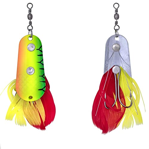 Zebco Premium Trophy Z-Weedless Slide Blinker Angelköder mit Krautschutz für hängerfreies Angeln Raubfisch Kunstköder Angel-zubehör, firetiger, 22 g Zebco Premium Trophy Z-Weedless Slide Blinker Angelköder mit Krautschutz für hängerfreies Angeln Raubfisch Kunstköder Angel-zubehör, firetiger, 22 g von Zebco