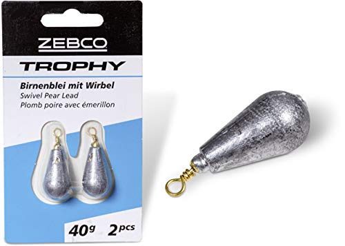 Zebco Qualitäts Trophy Birnenblei Angelblei Blei Grundblei Angeln Angel Zubehör, Diverse, 60 g Zebco Qualitäts Trophy Birnenblei Angelblei Blei Grundblei Angeln Angel Zubehör, Diverse, 60 g von Zebco