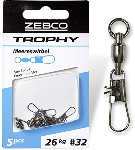 Zebco Qualitäts Trophy Meereswirbel Angelzubehör Wirbel Angeln Kleinteile Angel Zubehör, Diverse, Gr.: 60 L: 60mm 54kg / 3 Stück Zebco Qualitäts Trophy Meereswirbel Angelzubehör Wirbel Angeln Kleinteile Angel Zubehör, Diverse, Gr.: 60 L: 60mm 54kg / 3 Stück von Zebco