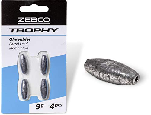 Zebco Qualitäts Trophy Olivenblei Angelblei Blei Grundblei Angeln Angel Zubehör, Diverse, 20 g von Zebco