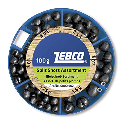 Zebco Bleischrot-Sortiment 100g. grob, 100 g Zebco Bleischrot-Sortiment 100g. grob, 100 g von Zebco