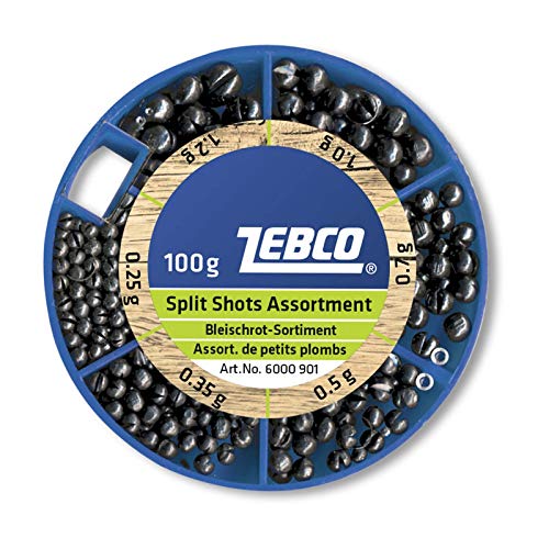 Zebco Bleischrot-Sortiment 100g, fein, 100 g Zebco Bleischrot-Sortiment 100g, fein, 100 g von Zebco