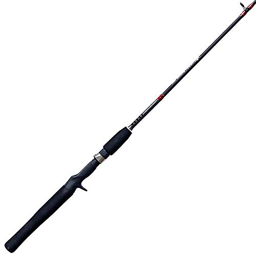 Zebco Unisex-Erwachsene Rhino Wurfstange, schwarz, 5-ft 6-in, 2-Piece Rod von Zebco