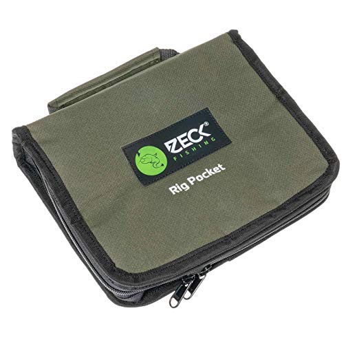 ZECK Rig Pocket 25x21x6cm - Tackletasche für Wallermontagen, Angeltasche für Welsmontagen, Tasche für Waller Rigs, Zubehörtasche ZECK Rig Pocket 25x21x6cm - Tackletasche für Wallermontagen, Angeltasche für Welsmontagen, Tasche für Waller Rigs, Zubehörtasche von ZECK