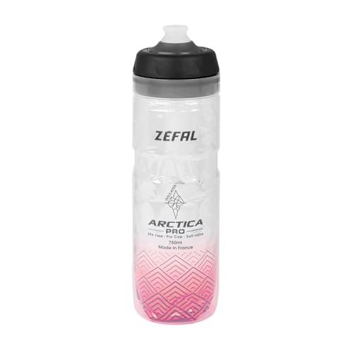 ZEFAL Artica Pro 75 Fahrrad- Trinkflasche, Silber/Rot, 750Ml ZEFAL Artica Pro 75 Fahrrad- Trinkflasche, Silber/Rot, 750Ml von ZEFAL