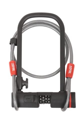 Zéfal Uni K-traz U13 Code + Cable Fahrradschloss, Schwarz von ZEFAL