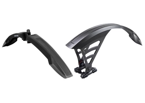 ZEFAL Pack Deflector FM60 / RS75 - MTB-Schutzblechpaket vorne und hinten - MTB-Schutzbleche 26" bis 29" - 455 g, Schwarz ZEFAL Pack Deflector FM60 / RS75 - MTB-Schutzblechpaket vorne und hinten - MTB-Schutzbleche 26" bis 29" - 455 g, Schwarz von ZEFAL