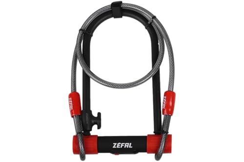 Zefal 268090 - anti-diebstahl-bügelschloss aus stahl + kabel 10 mm - 120 cm Zefal 268090 - anti-diebstahl-bügelschloss aus stahl + kabel 10 mm - 120 cm von ZEFAL