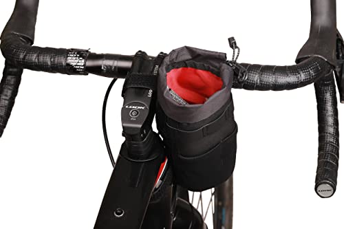 Zefal Z Adventure Pouch Bag - Fahrradlenkertasche - Erweiterbare Fahrradtasche Bikepacking - Lenkertasche Fahrrad - Schwarz, 1.1l von ZEFAL