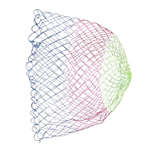 Leichtes Nylon Fischernetz Rhombus Maschen Loch Ersatznetze Zusammenklappbares Nylon Landungs Dip Netz Angelwerkzeug von Zeiwohndc