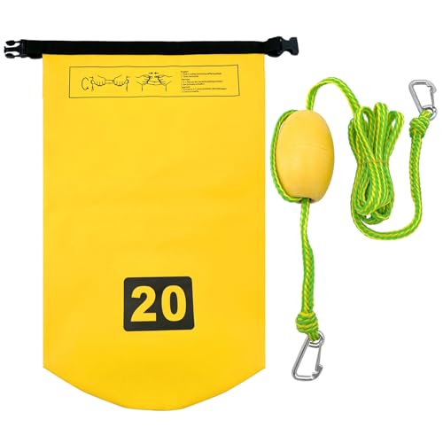 Zeiwohndc Sandanker, Trockensack mit verstellbaren Bojen, 20 l, wasserdicht, Trockensack, Sandsack, Anker, kleine Anker, Schlauchboote, Ankersystem Zeiwohndc Sandanker, Trockensack mit verstellbaren Bojen, 20 l, wasserdicht, Trockensack, Sandsack, Anker, kleine Anker, Schlauchboote, Ankersystem von Zeiwohndc