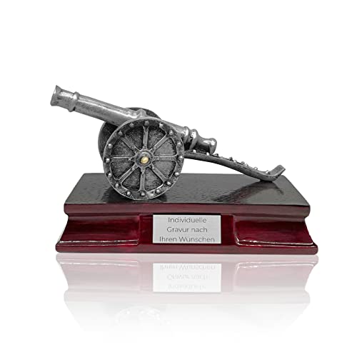 Zelaro Torkanone Fußball Pokal mit Gravur Wunschtext - Torschützen Pokal Fußball | Pokal Kinder Trophäe aus Resin Kunststoff | Torjäger Pokal Fussball für Jede Auszeichnung | 14 x 12cm in Silber Zelaro Torkanone Fußball Pokal mit Gravur Wunschtext - Torschützen Pokal Fußball | Pokal Kinder Trophäe aus Resin Kunststoff | Torjäger Pokal Fussball für Jede Auszeichnung | 14 x 12cm in Silber von Zelaro