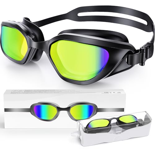 Zeligerstar Polarisiert Schwimmbrille für Erwachsene Jugendliche, Anti-Beschlag-UV-Schutz Schwimmbrille für Herren und Damen mit Austauschbarem Nasensteg Zeligerstar Polarisiert Schwimmbrille für Erwachsene Jugendliche, Anti-Beschlag-UV-Schutz Schwimmbrille für Herren und Damen mit Austauschbarem Nasensteg von Zeligerstar