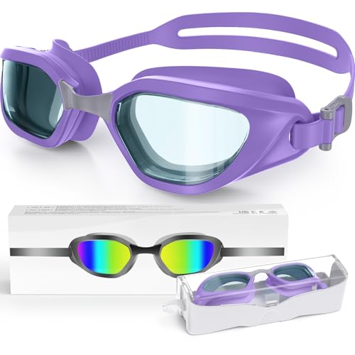 Zeligerstar Polarisiert Schwimmbrille für Erwachsene Jugendliche, Anti-Beschlag-UV-Schutz Schwimmbrille für Herren und Damen mit Austauschbarem Nasensteg Zeligerstar Polarisiert Schwimmbrille für Erwachsene Jugendliche, Anti-Beschlag-UV-Schutz Schwimmbrille für Herren und Damen mit Austauschbarem Nasensteg von Zeligerstar
