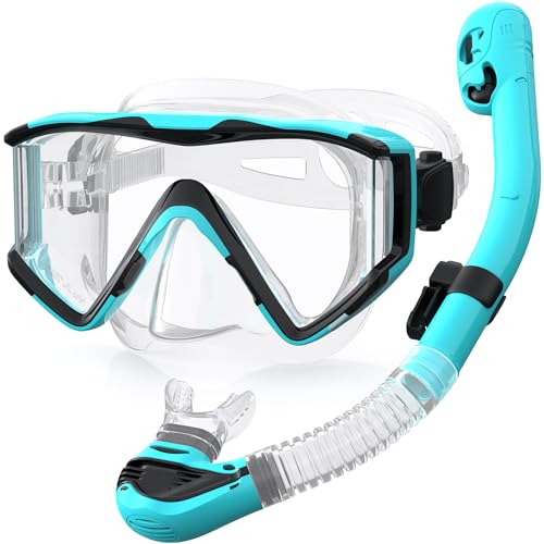 Zeligerstar Schnorchelset Erwachsene, Taucherbrille mit Schnorchel, 3-Fenster-Schnorchelmaske Anti-Fog Anti-Leck, Professional Adult Snorkeling Set für Schnorcheln, Schwimmen und Tauchen Zeligerstar Schnorchelset Erwachsene, Taucherbrille mit Schnorchel, 3-Fenster-Schnorchelmaske Anti-Fog Anti-Leck, Professional Adult Snorkeling Set für Schnorcheln, Schwimmen und Tauchen von Zeligerstar