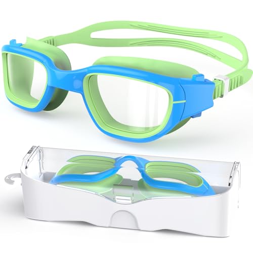 Zeligerstar Schwimmbrille Kinder, Taucherbrille Kinder 6-14 Jahre, Anti-Beschlag UV-Schutz, Kein Auslaufen, Breite Sicht, Schwimmbrillen für Jungen, Mädchen Zeligerstar Schwimmbrille Kinder, Taucherbrille Kinder 6-14 Jahre, Anti-Beschlag UV-Schutz, Kein Auslaufen, Breite Sicht, Schwimmbrillen für Jungen, Mädchen von Zeligerstar