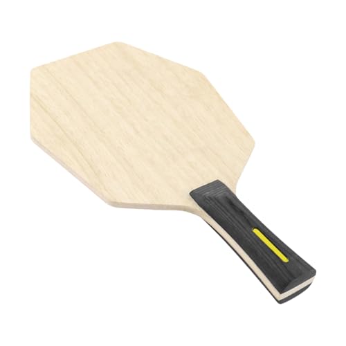 Tischtennisschläger Holz Baseboard Hexagon Tischtennisschläger Basis Anfänger Training PingPong Schläger Einfach Zu Bedienen von Zenlir