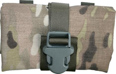 Zentauron Abwurfsack MOLLE 30 x 35 cm, 5 Liter Faltbare Dump Pouch aus Cordura Empty Shell Pouch mit Molle-System, Molle-Tasche taktisches Ausrüstung von Zentauron