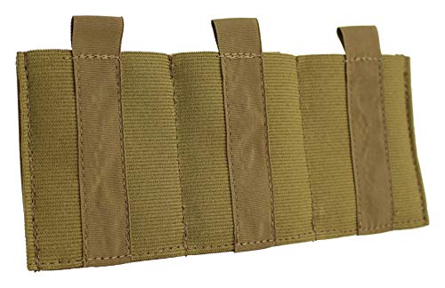 Zentauron Rubber Pouch Rifle Triple Magazintasche für Verschiedene Magzine Molle Kompatibel für Taktische Ausrüstung Plattenträger Schutzweste von Zentauron