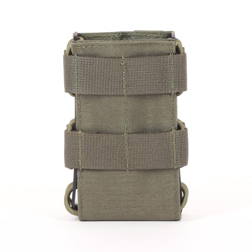 Zentauron Schnellzieh-Magazintasche M4 M16 MOLLE kompatibel, für NATO 5,56 mm Magazine – Hybridkonstruktion aus Cordura & Kydex, anpassbare Anpressung, schnelle Handhabung, Taktische Fast Mag Pouch Zentauron Schnellzieh-Magazintasche M4 M16 MOLLE kompatibel, für NATO 5,56 mm Magazine – Hybridkonstruktion aus Cordura & Kydex, anpassbare Anpressung, schnelle Handhabung, Taktische Fast Mag Pouch von Zentauron
