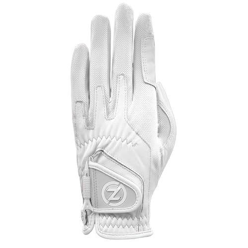 Zero Friction Damen Cabretta Elite Linke Hand Regulär Golfhandschuh, Einheitsgröße, Weiß von Zero Friction