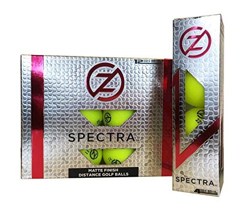Zero Friction Spectra Golfbälle, Neongelb von Zero Friction