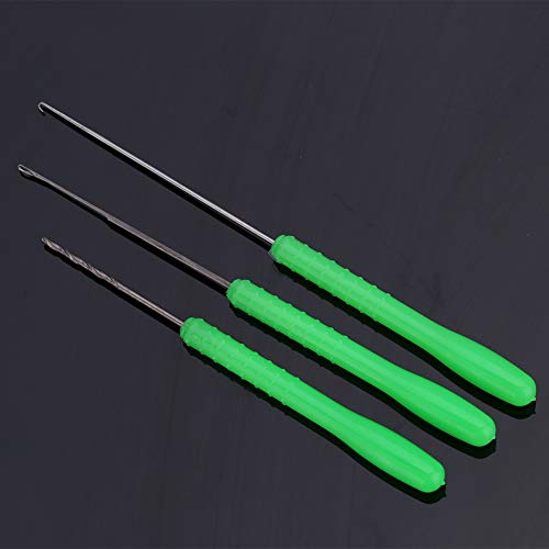 Zerone 3 in 1 Baiting Needle Tool GR¡§ | Werkzeug für Bait Needle Kit Kit Bait Bohrer Stringer Nadel für die Herstellung von Rigsaiguilles von Zerone